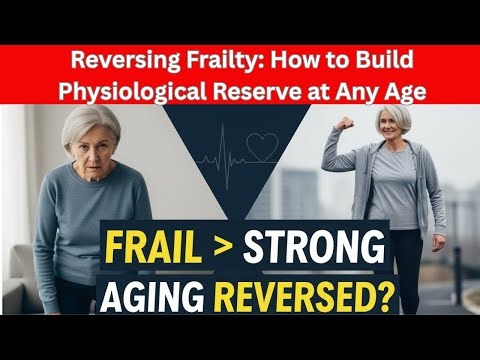 Reversing Frailty How to Build Physiological Reserve at Any Age