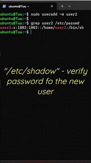 useradd | passwd | add new user in linux | Linux commands #linux