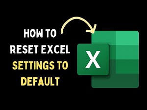 How to Reset Microsoft Excel Settings to Default on Windows 11