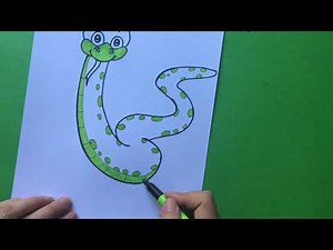 How to draw Chinese Year of the Snake zodiac