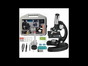 AmScope M30 ABS KT51 51 pieza 300x 600x 1200x Marco Metal Kids Estudiante Principiante Kit Microscop