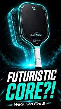 Inside the Futuristic WiKa Bao Fire 2 Pickleball Paddle Core | Multiple Foams Explained