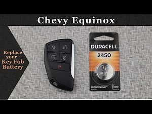 How to DIY Replace Change a 2025 Chevy Equinox Key Fob Remote Battery