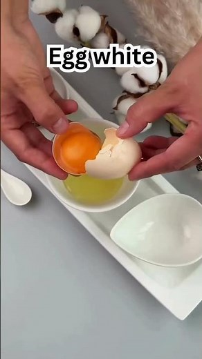 ☕ COFFEE + EGG WHITE | GLOWING SKIN IN 10 MINUTES AT HOME#skincare #shorts #facemask
