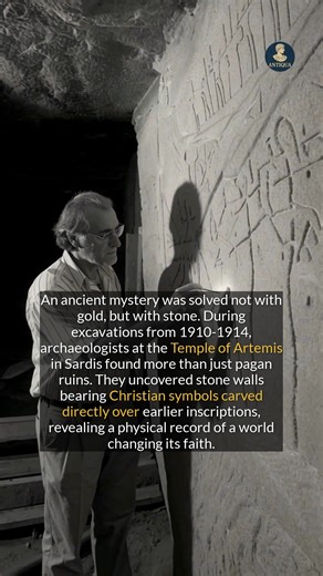 A pagan temples unfinished stones tell the story of a rising faith. #ancienthistory #archaeology #historyfacts | Antiqua