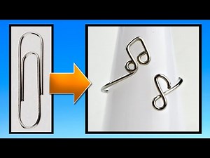 Music Notes Paper Clip Ring DIY Jewelry Making Tutorial