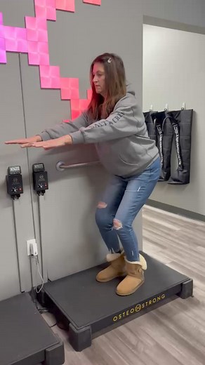 At OsteoStrong, we have specialized machines designed to safely load bone with more force than weight lifting to rapidly strengthen the skeletal system. With just 1 session per week, our unique system for developing skeletal strength has been scientifically proven to increase bone density, muscular strength, balance, and posture while reducing joint and back pain. Our OsteoStrong center is currently offering Complimentary Discovery Sessions because we want to educate our community how our unique