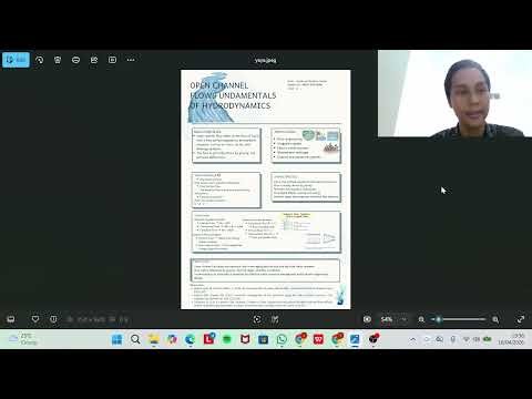 Open Channel Flow:Fundamentals of Hydrodynamics