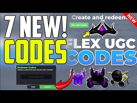 ⚠️ALL NEW!!⚠️ ALL WORKING CODES FOR FLEX UGC IN 2024 - ROBLOX FLEX UGC CODES