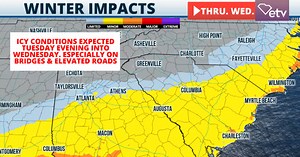 Winter storm is on the way to South Carolina, winter storm warning for the Lowcountry