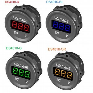 [Hot Item] DC 12V Car Digital Voltmeter Socket with LED Display (DS-4010)