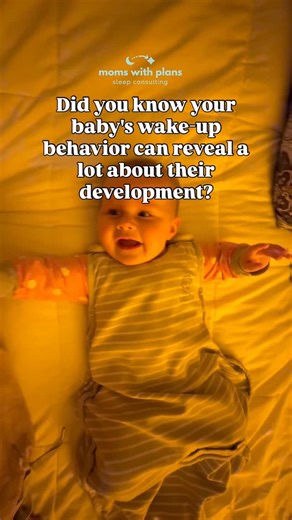 Jen Kearney • Newborn, Baby & Toddler Sleep Consultant 💤 on Instagram: "A baby waking up quietly smiling, babbling, or just looking around 🥹💛 is more than a sweet moment. It’s actually a developmental window opening right in front of you. A calm wake-up doesn’t always mean hunger or the need to be picked up immediately. Many babies start their day by exploring, practicing sounds, and moving their bodies in small but intentional ways 👣🗣️✨ And what happens during this time is incredibly meani