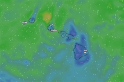 Hawaii live tracker weather maps as storms hit islands