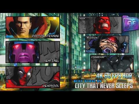 DOCTOR STRANGE & SENTINEL & DEADPOOJ vs HULK & M.O.D.O.K. & FIREBRAND - Ultimate Marvel vs. Capcom 3