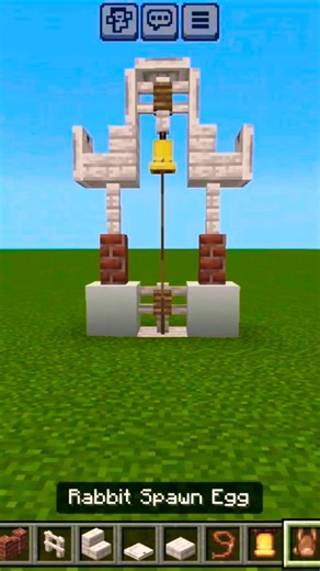 Simple Bell Design in Minecraft