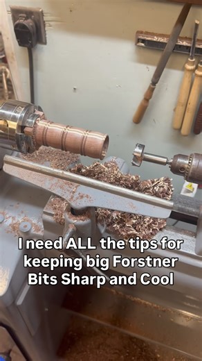 I’m Boring… Boring AF really. So how do I get better and more efficient at my Boring type behavior??? That’s the Quandry I ask of you guys… (cause yall are way smarter than I’ll ever be) So what are the best tips and tricks to keep larger Forstner Bits cool and Sharp?? I’m running a slow speed and even using wax but dang, they heat up quicker than Grandma at a Nelly concert. Thanks for the help! Make it a great day and go do some amazing things!!! #sethsanity #woodshoplife #boring #fatthumbmaker