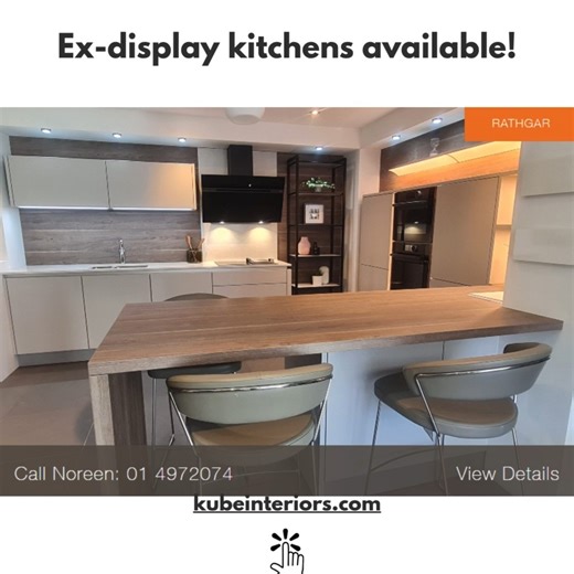 Kube Kitchens on Instagram: "Only 6 Ex-Display Kitchens Left ✨We’re offering a special discount on the last of our ex-display kitchens across our showrooms. Don’t miss this limited opportunity to bring home a premium kitchen at an exceptional price. 📞 Contact your nearest showroom manager today to secure yours before they’re gone! www.kubeinteriors.com/ex-display-kitchens/"
