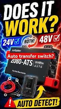 Junbpar 24 48v 2080w Inverter with Auto Transfer Switching