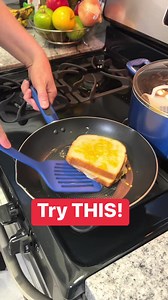 102K views · 480 reactions | The best way to flip a sandwich in my kitchen uses the frying pan. | The Gooch | Facebook