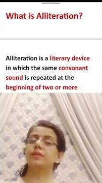 Alliteration | Definition, Examples, Types & Uses | English Literature & Literary Devices