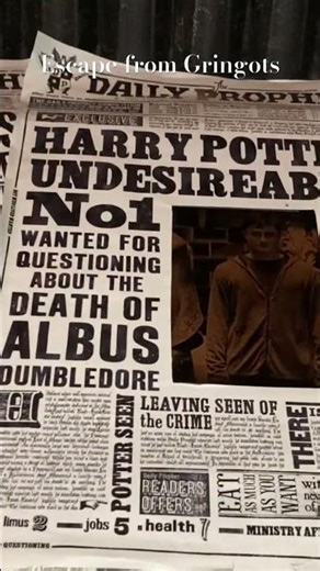 Harry Potter: Escape from Gringots queue