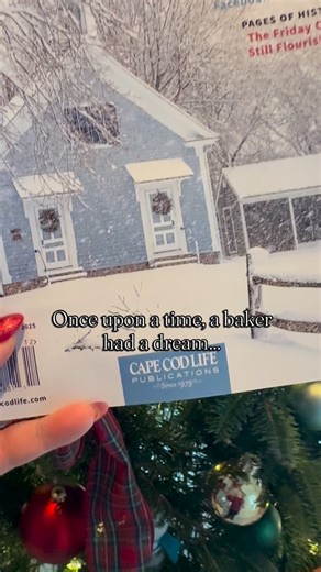 Once upon a time, a baking dream began at a kitchen counter 🤍 What started as a quiet hope has grown into something so special — and now it’s part of the December issue of Cape Cod Life. Thank You @capecodlife for making dreams come true 🤗 I’m endlessly grateful to be building a small business baking spirits bright in Plymouth, on Cape Cod and the South Shore. Thank you for being part of this story — this chapter means more than I can say ✨ #CapeCodLife #CapeCodBaker #CapeCodSmallBusiness #Sou