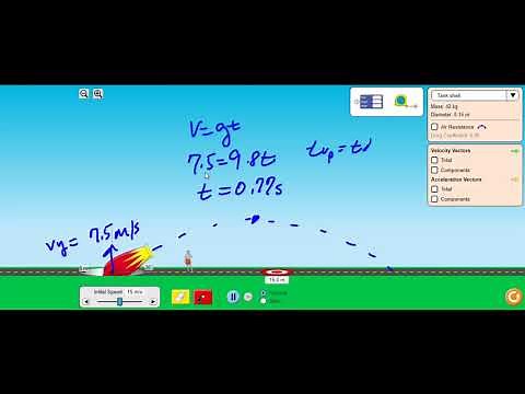 Projectile Launched at an Angle