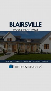 1.5K views | Take a tour of this stunning two-story farmhouse, recently added to our collection. Let us know if it checks all the boxes for your family’s needs! #floorplans #houseplans #floorplansofinstagram #FloorPlanSpotlight #housedesign #housedesign2024 #housedesigner #homeideas #farmhousestyle #FarmhouseLiving | The House Designers | Facebook