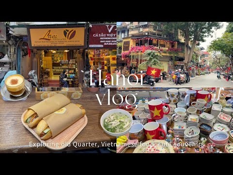 Hanoi vlog 2026 🇻🇳 | sooo cute souvenir, local food...