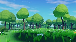Stylized Animated Forest Meadow - Tutorial Series