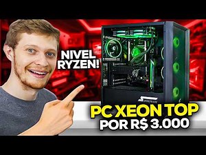 $3000 XEON GAMER PC, RYZEN LEVEL AND RUNS EVERYTHING! (ASSEMBLY AND TESTING 2025)🔥