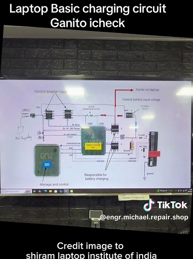Laptop basic charging circuit: how to check & troubleshoot
