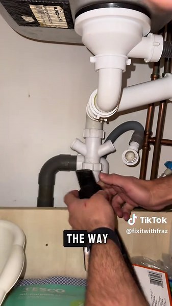 Sink filling when washing machine drains? #diy #tutorial #kitchenhacks