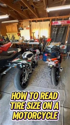 Easy How To Read Motorcycle Tire Size #motorcycle #howto #biker #ride #vlog