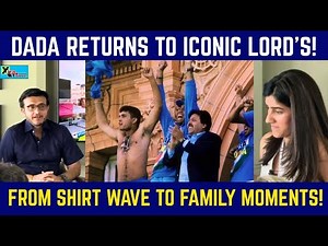 20 Years Later। Sourav Ganguly & Daughter Sana Light Up In Iconic Lord’s!