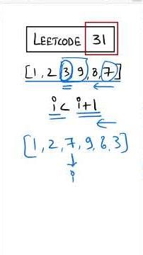 Leetcode 31 made easy - Coding Interview Question 60/75