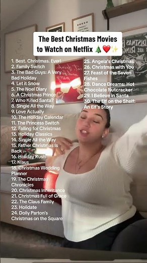 The Best Christmas Movies on Netflix! #christmasmovies #netflix #holidaymovies #youtubeshorts