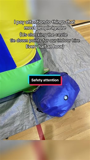 Yes we pay very close attention to your safety at all times! Call 131 546 for your next jumping castle hire. #jimsjumpingcastlesandpartyhire #jimsgroupofficial #xyzbca #jumpingcastle #fypシ #safety