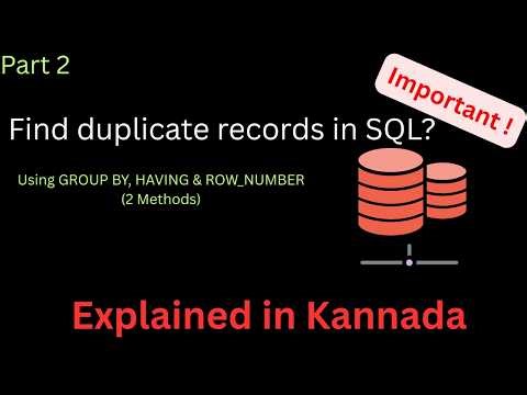 Find Duplicate Records in SQL Using GROUP BY, HAVING & ROW_NUMBER (2 Methods)