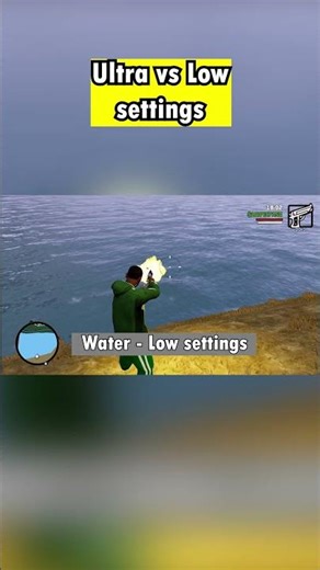 Low vs Ultra graphics settings in GTA SA Definitive Edition
