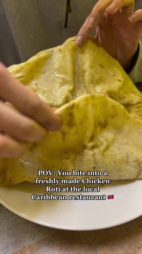 Delicious Chicken Roti from Trinidad and Tobago | Deeva and Food
