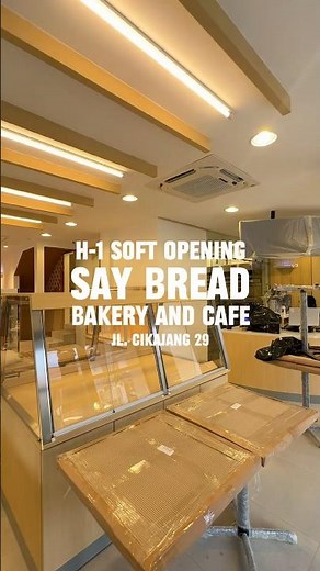 1 hari lagi menuju Soft Opening Say Bread Bakery & Cafe! 🥐✨#Indomaret #SayBread #SayBreadBakeryCafe