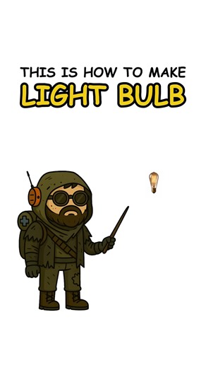 How to make a Light Bulb? #diy #fyp #learnontiktok #science #electrician