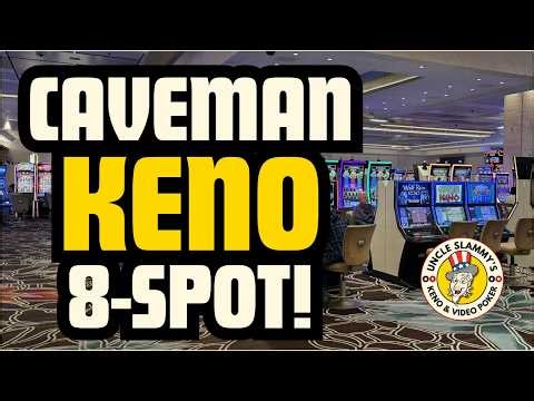 Classic Caveman Keno 8-Spot in Las Vegas – Live Keno Action! 🎰