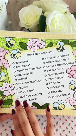 ASMR Coloring Bobbie Goods “On the Job” with whispered word repetition 🌸 📕🧸: @bobbiegoods 🖍️: @Ohuhuart (96 Pastel Colors of Honolulu Sweetness Blossoming) linked in storefront #asmrcoloringbook #bobbiegoodscoloringpage #asmrcoloringsounds #asmrcoloring #asmrwordrepitition