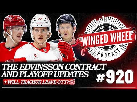 EDVINSSON'S CONTRACT SITUATION, OTTAWA SWEPT & PLAYOFF UPDATES - Winged Wheel Podcast - Apr. 26, '26