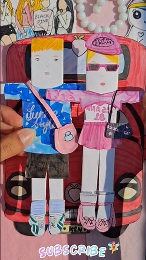 Let’s Get PaperDoll Couple Ready for a Morning Jog🏃‍♀️💑#shorts#paperdoll#fashiondoll#barbie#dressup