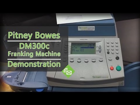 Franking Machines - Pitney Bowes DM300c Franking Machine