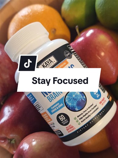 stay focused!! you've got shit to do!🤘💯 —Improves memory, focus, and concentration for enhanced mental clarity —Simple daily regimen with 2 capsules before meals —Enhances memory retention and recall to handle important tasks efficiently #supplements #capsules #nootropic #fyp #sponsored