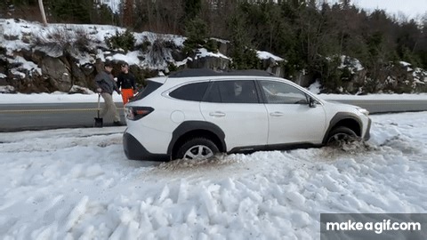 Bad Driver gets stuck very bad. on Make a GIF